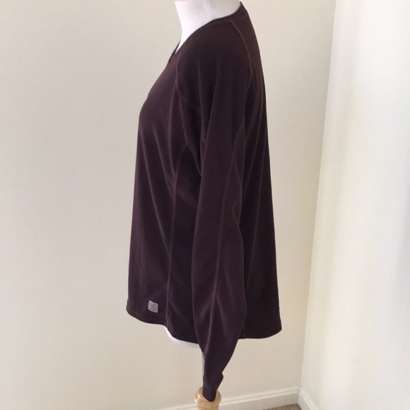 Carhartt womenswear large base force tee has crew tee. - Picture 5 of 10